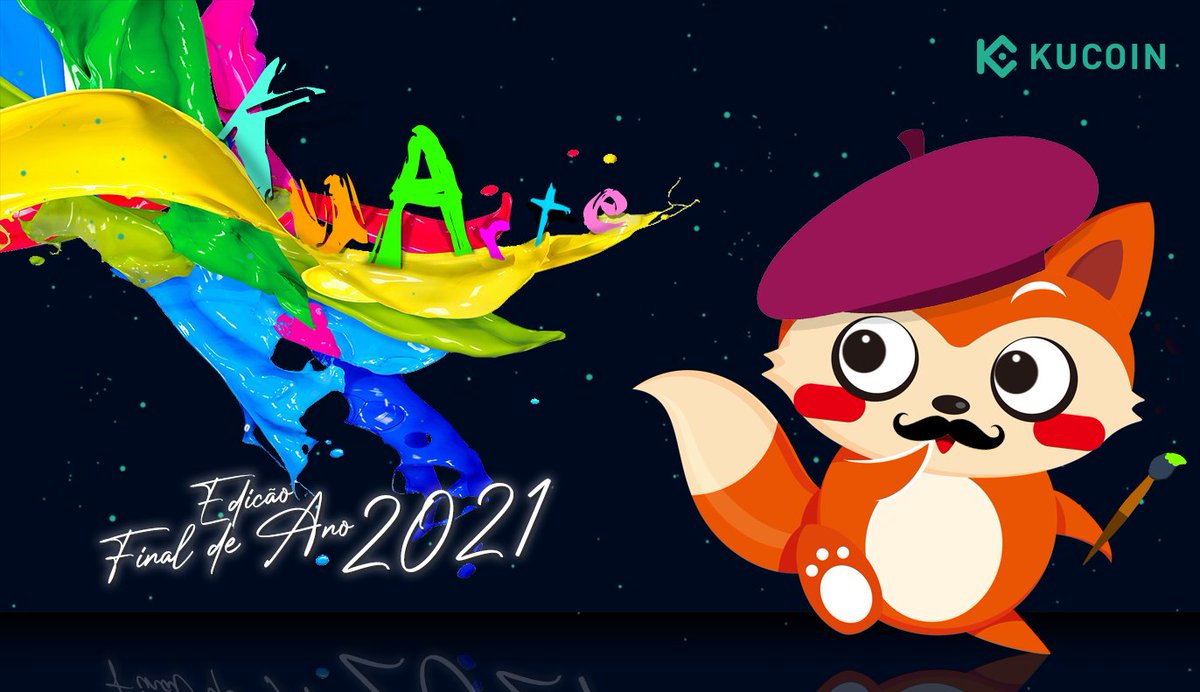 A atividade mais criativa e amada da esfera cripto está de volta: #KuArte - Edição de Final de Ano (2021)! 

👉Participe: forms.gle/7d3V21c7WUjgLV…

🥳Vamos comemorar:

✅ Siga <a href="/KuCoinPortugues/">KuCoin Português</a>
✅ Retweete esta postagem e marque 3 amigos
💰 3 sorteados recebem 10 $USDT cada!

🚀🚀