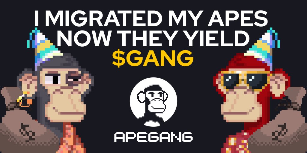 DefendrNation's tweet photo. 🤝🦍 Daily $GANG yield, good day to be @ApeGangNFT https://t.co/uV8dJVy9cs
