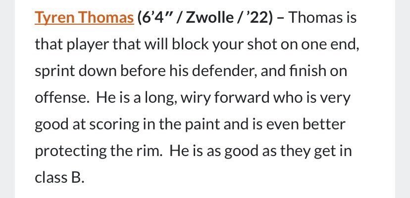 CoachTWJP's tweet photo. Thanks to ( @peedee1906 ) &amp; Prep Hoops  ( @PrepHoopsLA ) for the write ups on our senior forward Tyren Thomas ( @kxng_bubba ). 
#tough2gether💚💛 https://t.co/SRL1bs3oWR