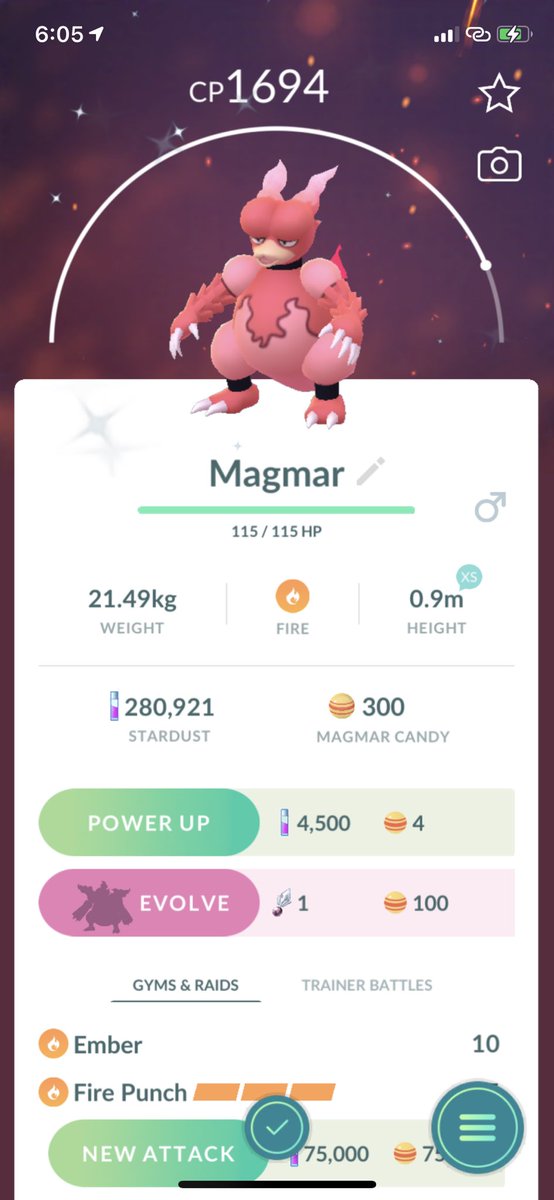 Got this 5 mins into spotlight hour😍😍 sadly it’s a 0*🙁 #PokemonGO #pokemon #ShinyPokemon