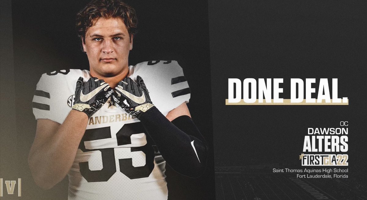 CoachBlaz's tweet photo. Can’t wait to get to work with “South Beach Slammer ” 💯⚓️⭐️🦾⚒
@VandyFootball #NSD22
#FirstCLa22 / @Dawson_alters https://t.co/WEcSR6boll