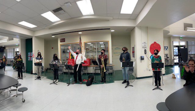 Thank you Karina, Jezrah, Summer, Dean, Dominic, and LC for spreading a little Christmas Cheer at the Staff Winterfest!  The bonus Christmas Band: