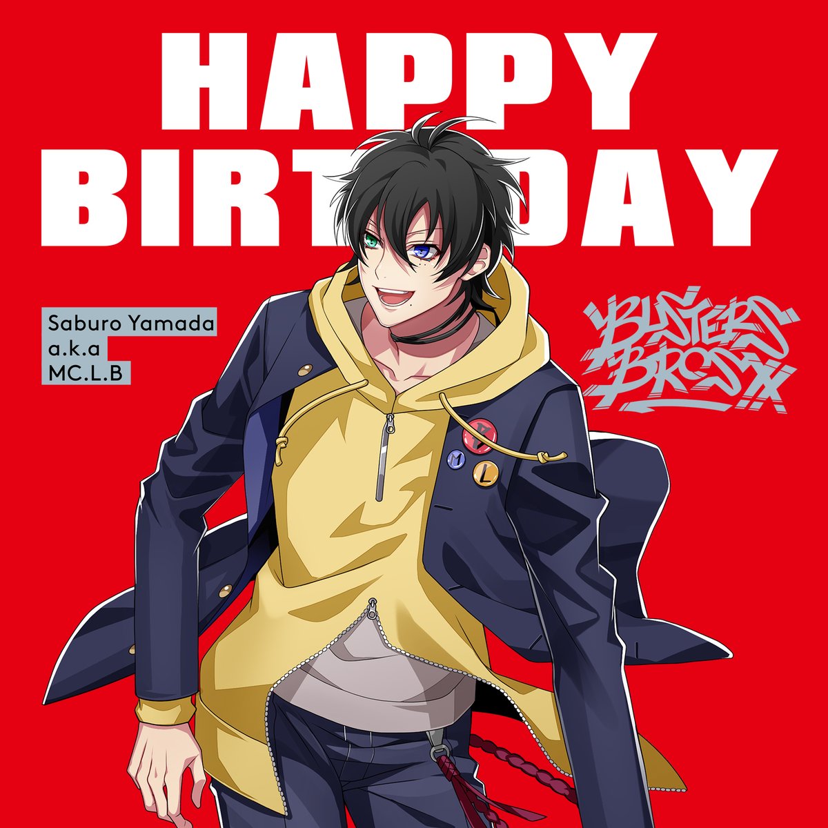 hypmictrad's tweet photo. Hoje é aniversário do nosso caçulinha do Buster Bros, MC L.B. 
Feliz aniversário, Saburo! ❤️ https://t.co/NyWKmeIwwY