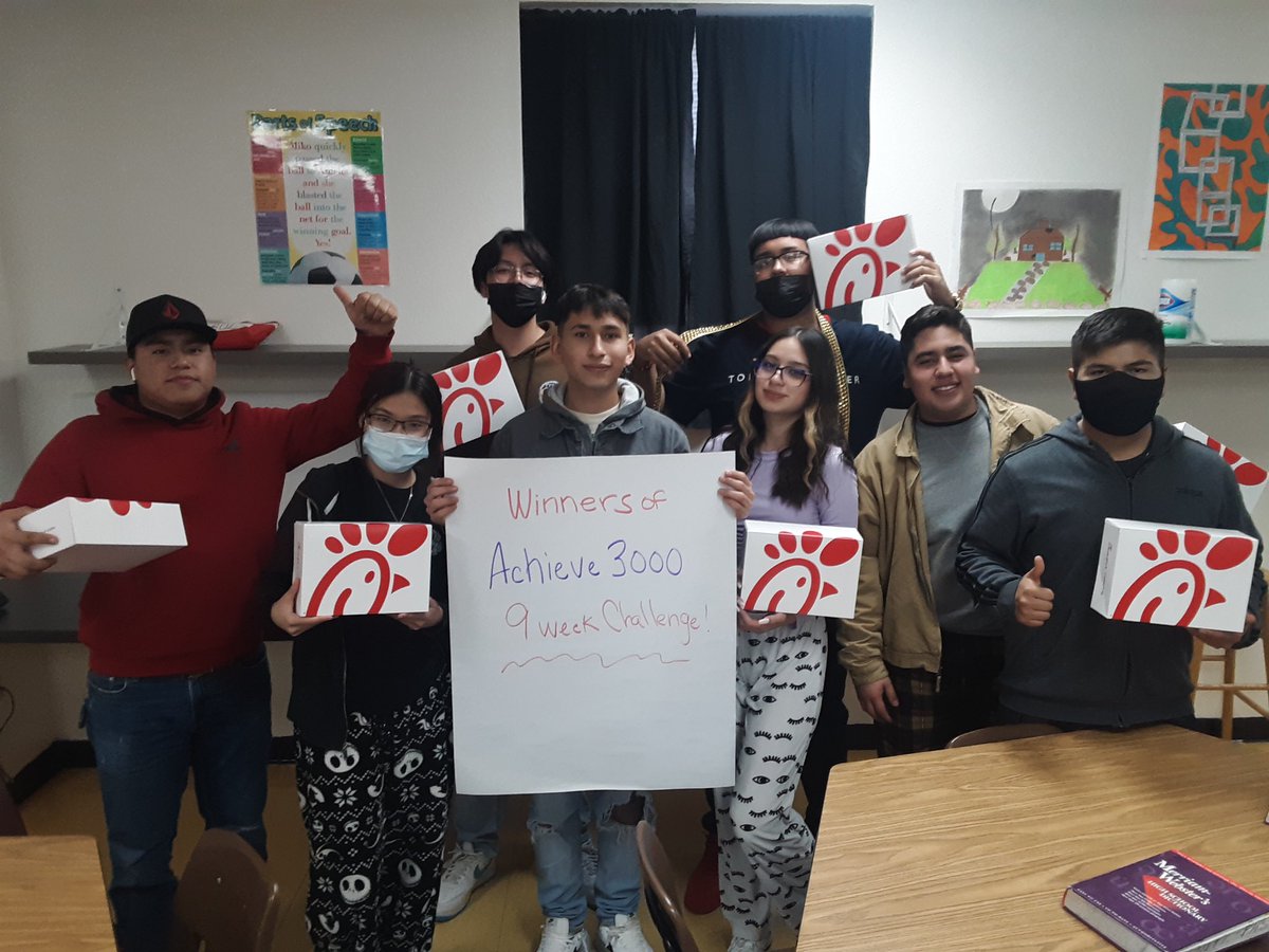 Achieve 3000 challenge champions !! Good job Mr. Snell!!