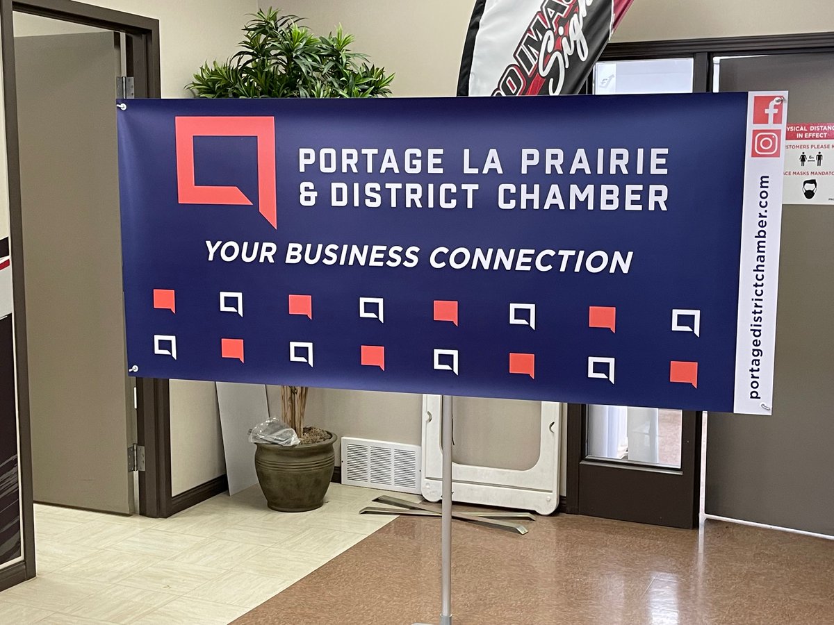 ProimageSigns1's tweet image. As part of the @plapchamber rebrand we designed and fabricated these bright and modern banner inserts. Nice to see they've already been put to good use and Congrats to the winners of the chamber awards!
