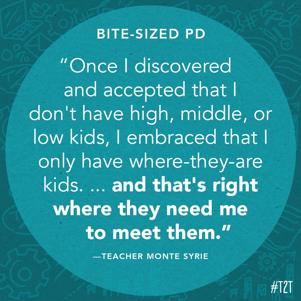 teacher2teacher's tweet photo. Have you tried a similar mindset shift? 

(Wisdom via T @MonteSyrie) #TeacherTwitter #BeTheOne #edchat https://t.co/oxw4jXgIvF