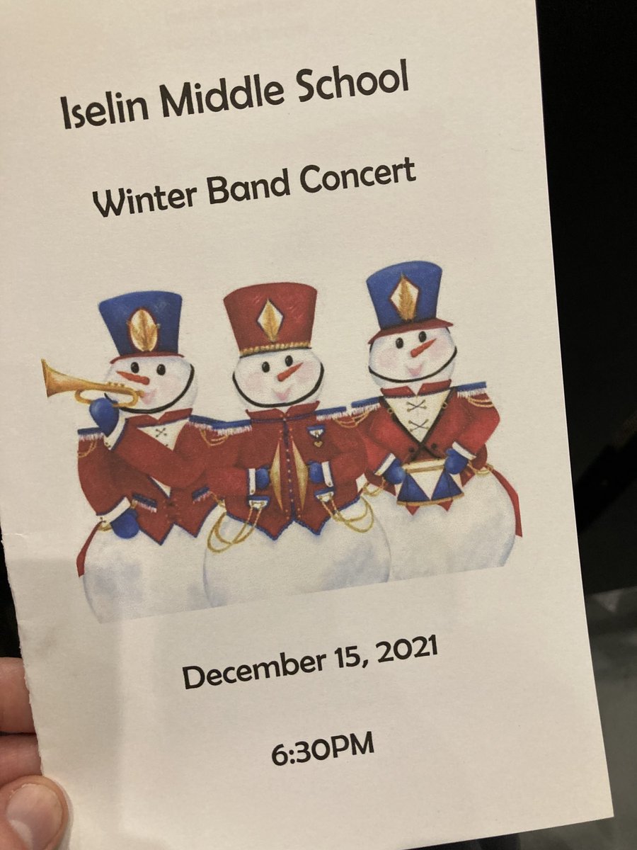 <a href="/IMS_MUSIC/">Jason Tamashausky</a> Band Concert tonight! Go Mr. Vazquez and all the amazing instrumentalists <a href="/IselinMiddle/">IMSPanthers</a>!!