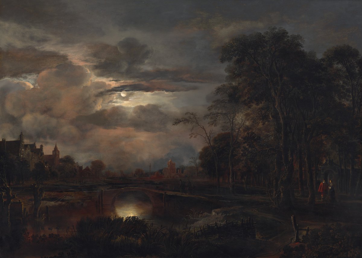 ngadc's tweet photo. Painters of the night 🌙

Compositions that perfectly capture the light of the moon courtesy of Frederic Edwin Church, J. M. W. Turner, and more: https://t.co/MGFuna83O9