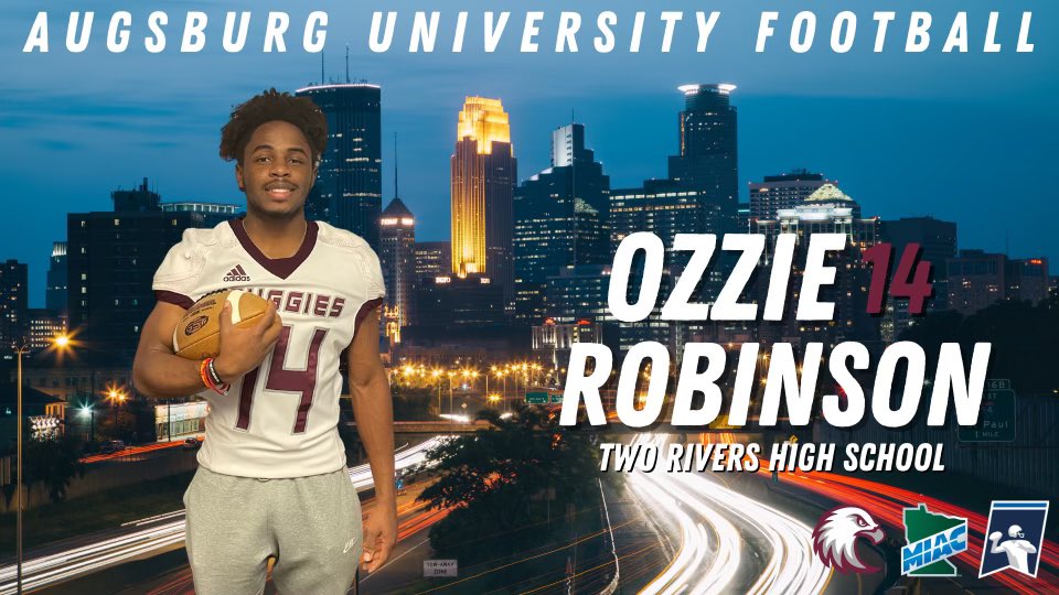 R_ozzie14's tweet photo. After a wonderful visit im very thankful to be offered a roster spot at Augsburg University @DerrinLamker @Augsburg_FB @FootballSibley https://t.co/860RvsIQqW
