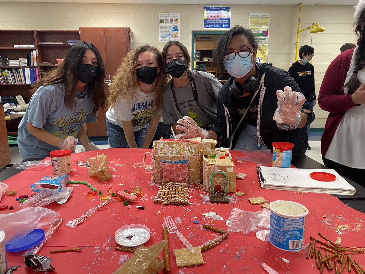 CherylDCampos's tweet photo. Gingerbread House Fun in GT Science! @Hernandez_Teach @NISDVale https://t.co/2iHbKHlq0P