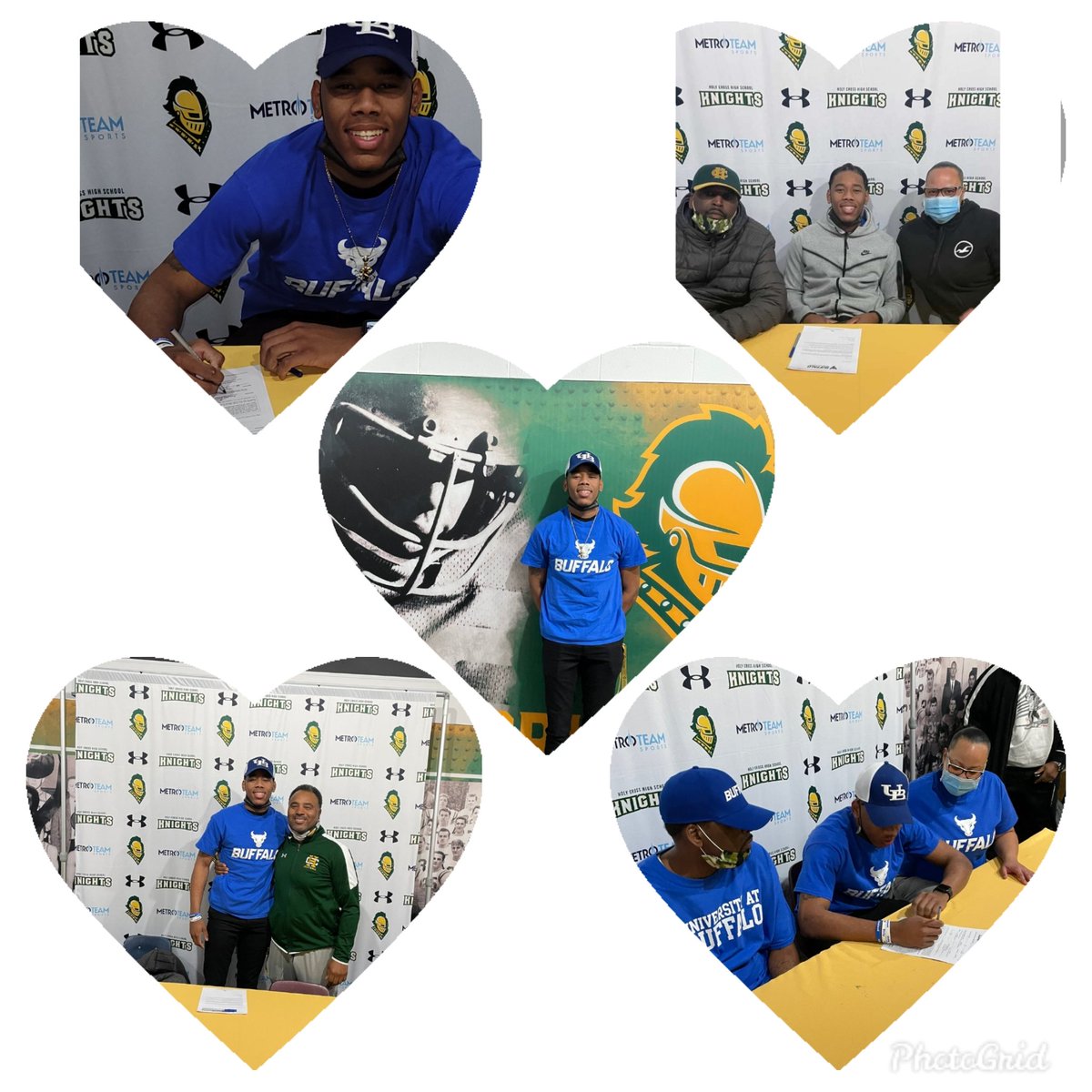Devingrantsmom's tweet photo. It is OFFICIAL! signing day .. He is a Bull @CoachMoLinguist @CoachOjong @CoachSmith_HC #All41 #buffalobull https://t.co/tfu4xURlbY