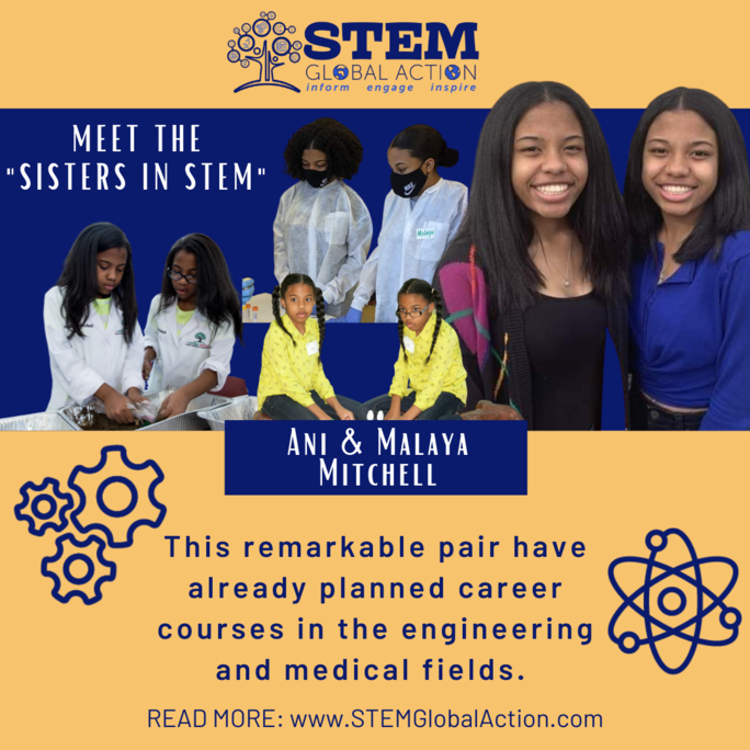 STEMNOLA's tweet photo. #Sisters in STEM!!

Meet the Mitchell twins, Malaya and Ani. This remarkable pair is already planning career courses in the engineering and medical fields. 

For more: https://t.co/WbkKzEdmKu

#STEM #StemLearning #StemLearning #AfterSchoolProgramming #Science #stemeducation https://t.co/xi7NjNp25g