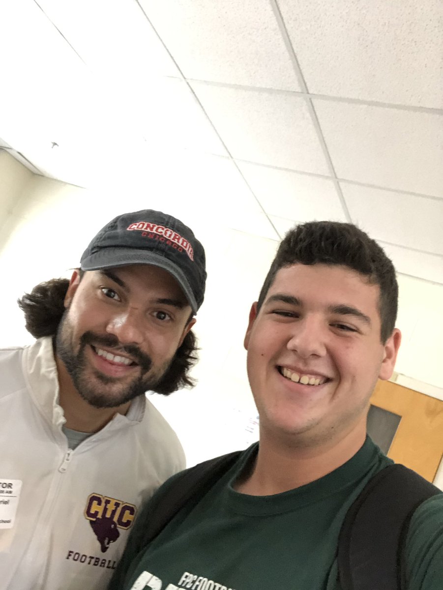 This one has been unofficial for a while, but after being admitted to Concordia University Chicago I am so excited to say I have received my 8th official offer to play for CUC! 

<a href="/coachpaxia/">Coach Paxia</a> <a href="/CoachSeveCUC/">Seve Loubriel</a> <a href="/CoachRustman/">Jack Rustman</a> <a href="/CUCFBFamily/">CUC Football</a> <a href="/FPCHSFootball/">FPC Football</a>