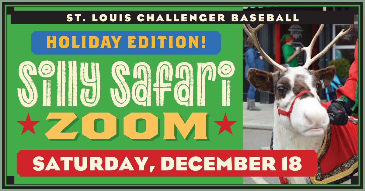 t's a Holiday Edition Silly Safari! Join us this Saturday morning, December 18th from 10:00 am to 10:30 am for our sillysafaris.com Zoom party. Who knows what Amazon John will show us this Saturday! We might have something special. Just click the link on your email!