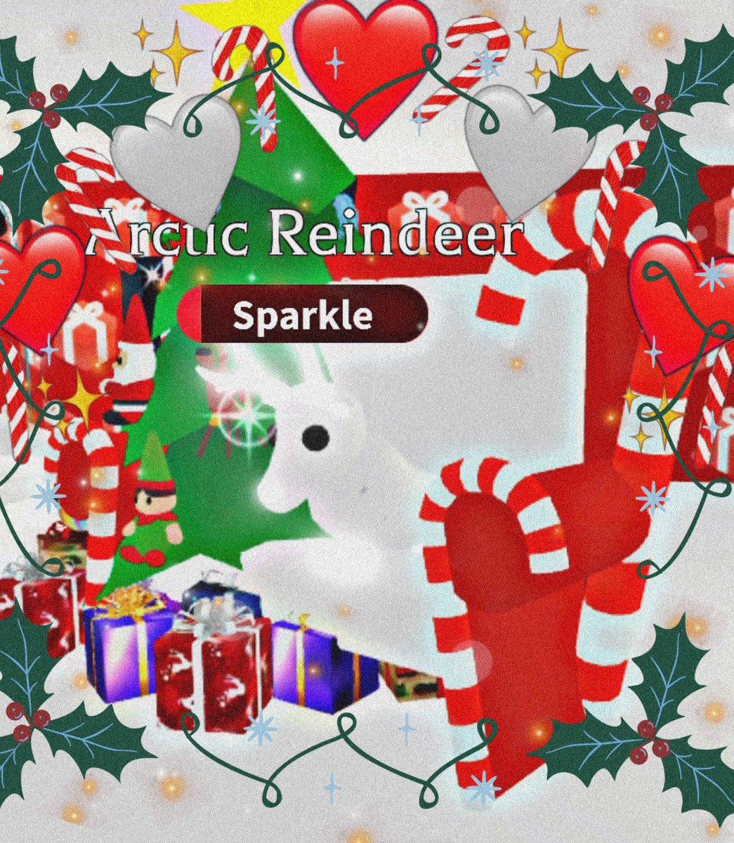 PeasantQueen98's tweet photo. ✨🎄ARCTIC REINDEER GIVEAWAY 🎄✨
It’s almost Christmas! Let’s giveaway this little guy to a special winner!
❗️NO ALT ACCS❗️
✨RULES
🎄Like
✨RT
🎄Follow
✨Comment what you’re most excited for this Christmas (:
Ends: Dec. 20th
#Adoptmetrades #adoptmegiveaways #adoptmetrading https://t.co/O1Lc0MbD7r