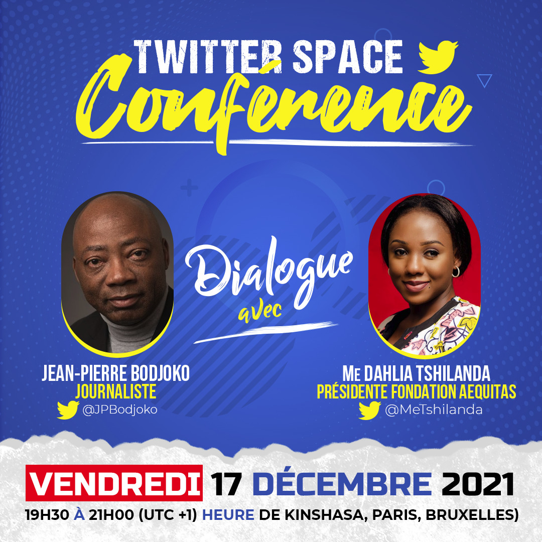 JPBodjoko's tweet photo. 🟢#DialogueAvec:la réinsertion des enfants en conflit avec la loi ds la société; la lutte contre les violences basées sur le genre; la question liée aux droits de l'#environnement; respect des droits et lutte contre les anti-valeurs, j'en parle avec @MeTshilanda, vendredi 17/12! https://t.co/dh3dK7CIpr
