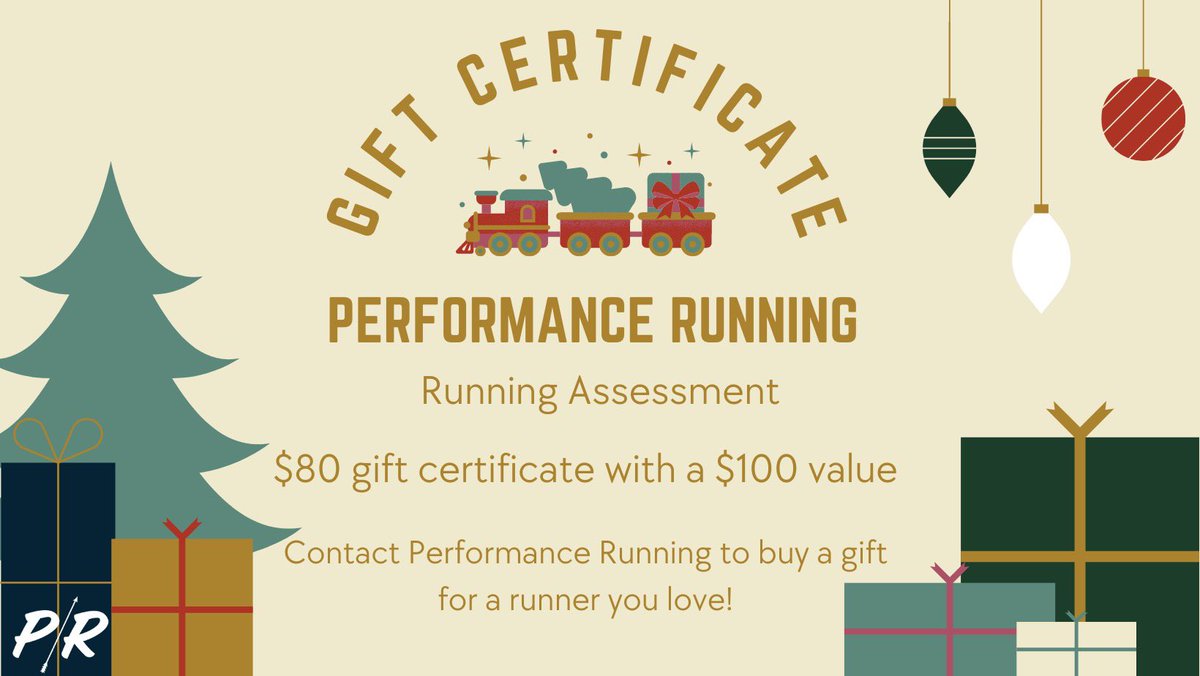 Performance Running Gift Certificates are now out! Get them while you can! Contact Performance Running at (309) 530-1866