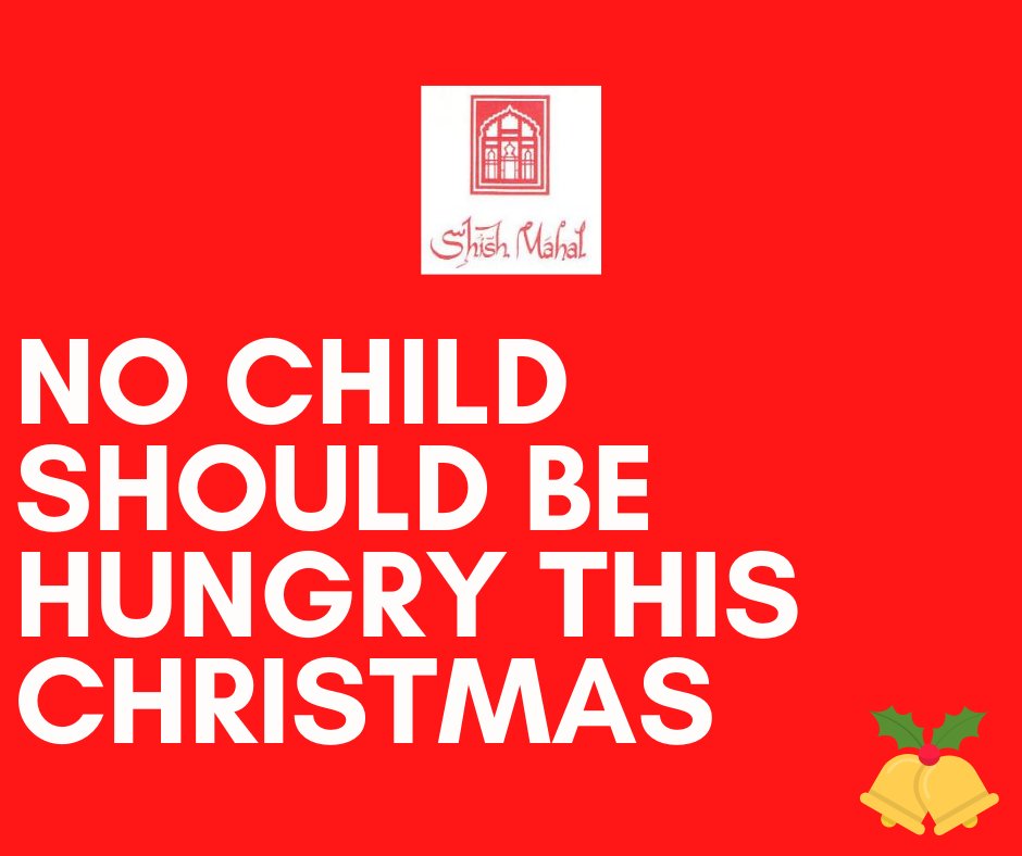 SHISHMAHAL1's tweet photo. If any Child is hungry this Christmas due to poverty, please anonymously email us at
info@shishmahal.co.uk
and we will prepare a nutritious Christmas meal for you or a nominated person to pick up
No Questions Asked
#shishmahal #shishsnobs #foodpoverty #hunger #childhunger https://t.co/lhezYW2896