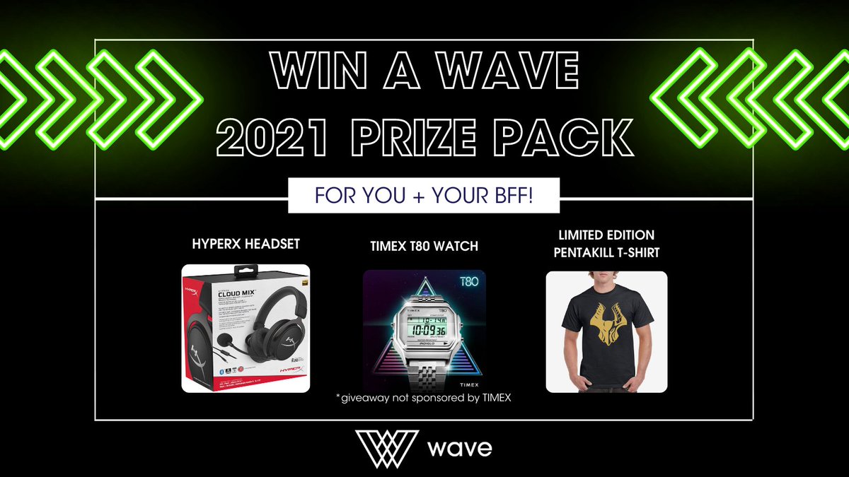 TheWaveXR's tweet photo. Wave wants to treat you AND your bestie with a 2021 Prize Pack for the holidays ‼️🎁

To enter, all you need to do is:
🎁 Follow @TheWaveXR 
🎁 Retweet this post

One random lucky winner + their friend will be chosen on 12/21/21. Good luck &amp; thanks for an amazing year! https://t.co/6nmV99Wasf