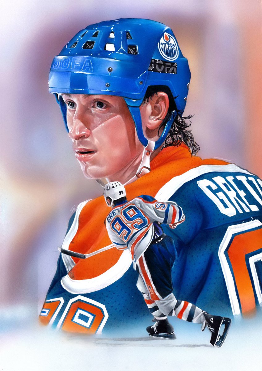 reebeccathomson's tweet image. Finished coloured pencil drawing of The Great One, Wayne Gretzky ✏️

@NHL @EdmontonOilers @WayneGretzky @NHLAlumni