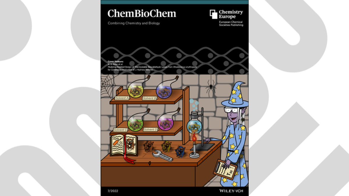 #OnTheCover: Modeling-Assisted Design of Thermostable Benzaldehyde Lyases from Rhodococcus erythropolis for Continuous Production of alpha-Hydroxy Ketones (Rabe) <a href="/NiemeyerLab/">Niemeyer-Lab</a> <a href="/RabeKersten/">Kersten Rabe</a> onlinelibrary.wiley.com/doi/10.1002/cb…