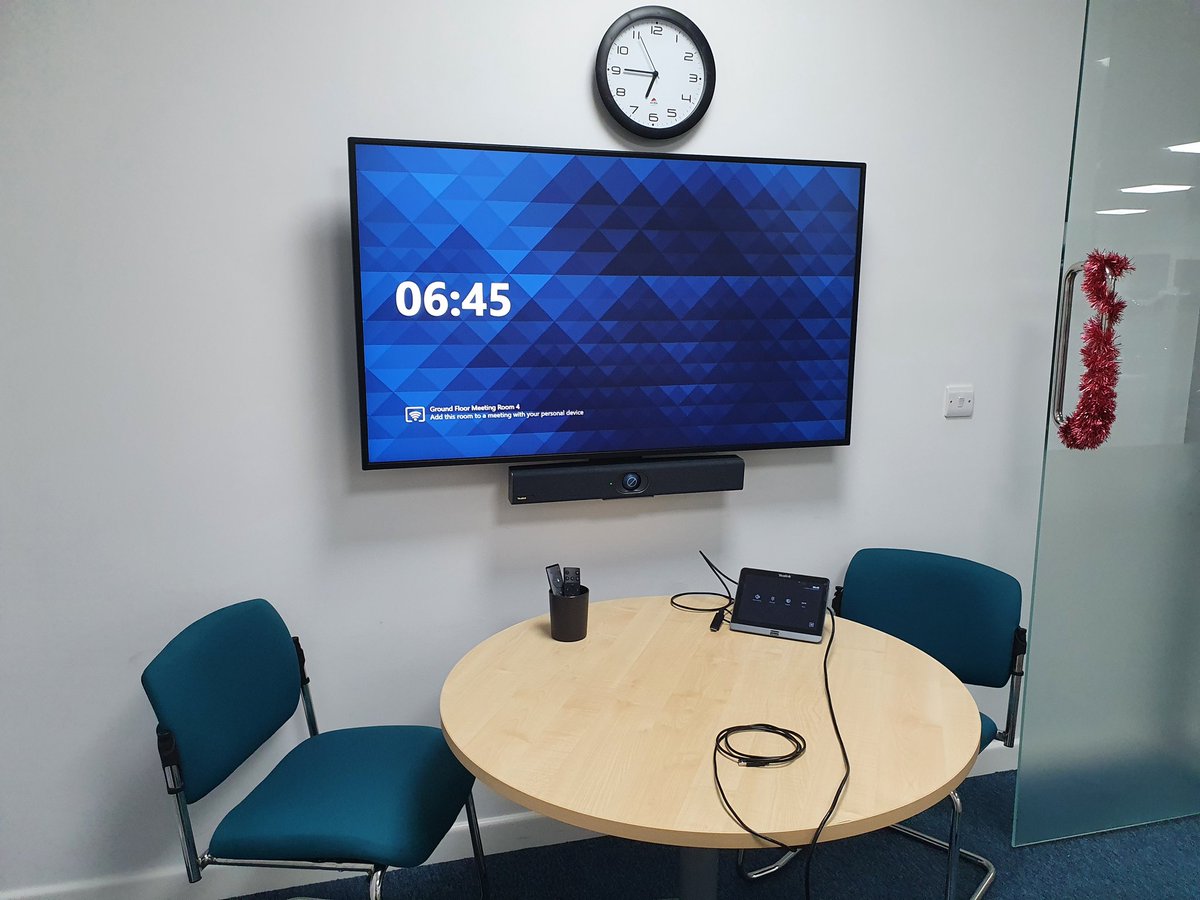 More #msteams rooms, this time from <a href="/YealinkNews/">Yealink Official</a> a mixture of #MVC400, #MVC840 and #MVC940. Coupled with <a href="/HisenseGlobal/">Hisense</a> commercial displays. For your #cabling #IPCCTV #AudioVisual #Wireless requirements see how we can help bit.ly/2RH4rz3 or call us on 0115 876 6660.