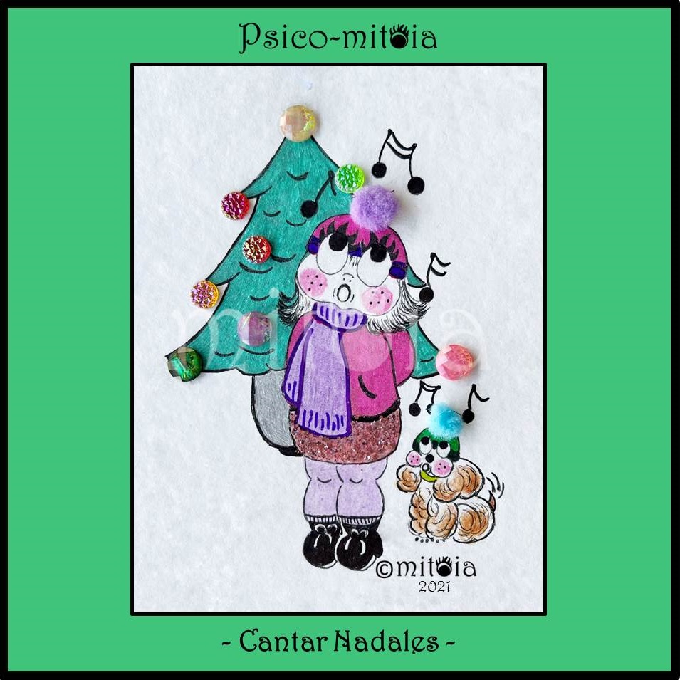 mitoia_'s tweet photo. Us agrada cantar nadales? A mi molt!!! 
.
#mitòia
.
.
.
#PsicoMitoia #BlogDeLaMitoia #Illustracions  #Nadal #Love #Christmas #COVID19 https://t.co/vzTkyjM8k3