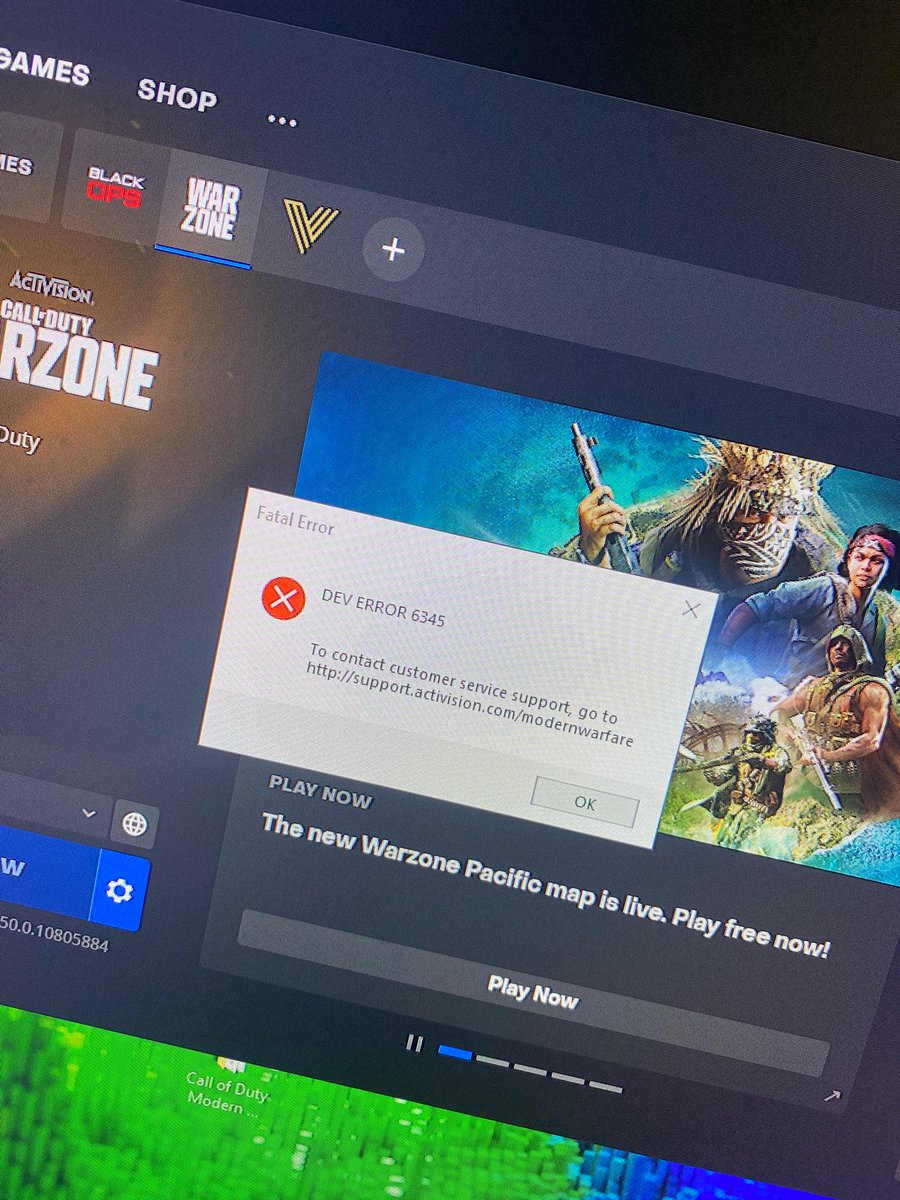 jakemcdonald09's tweet photo. @ModernWarzone Anyone else getting this while trying to load up?? https://t.co/NY8X4ZbKHN