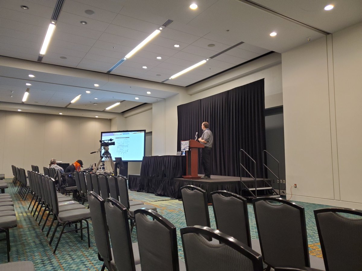 WQPnews's tweet photo. Day 2 of @ngwatweets #GWWeek21 and we're sitting in on some educational sessions too. "RO POE from A to Z" with Stephen Hamilton of @FranklinWater! https://t.co/sVVUuHf1xp