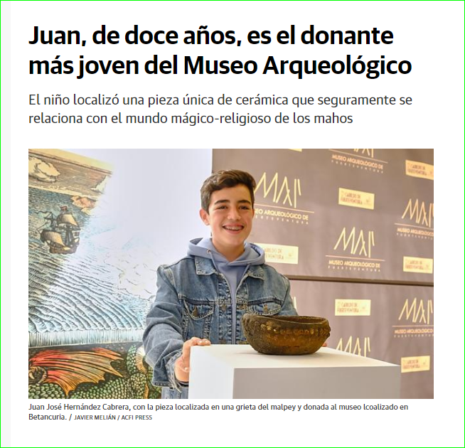 📰Dos noticias 📷 (o similares) que pueden ser comentadas en cada colegio, instituto, museo; cada hogar y plaza de Andalucía, España y el mundo mundial.

"No hay mayor gloria, ni mejor fama, que el bien común".
#SOSPatrimonio #MuseoEsperanza
<a href="/Patrimonio_And/">Vivir y Sentir el Patrimonio</a> <a href="/ideal_jaen/">ideal_jaen</a> <a href="/canarias7/">Canarias7</a>