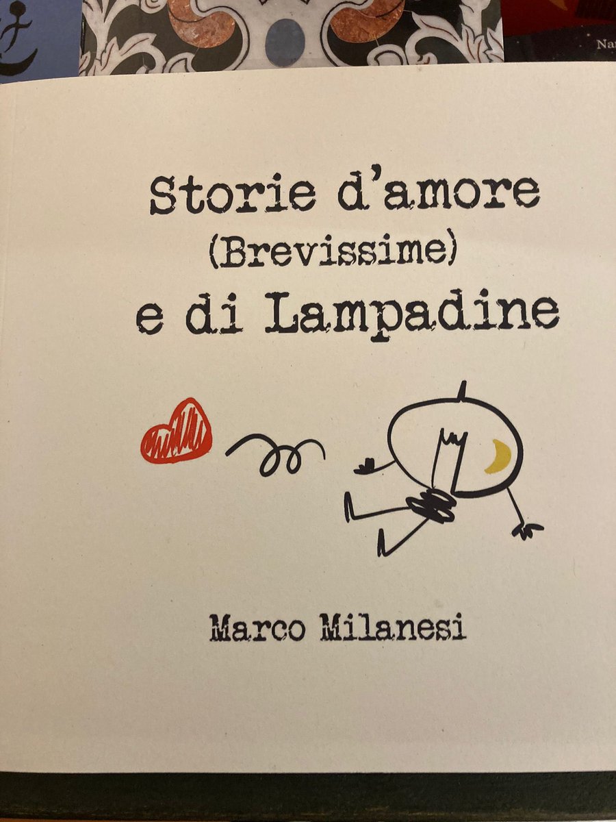 prosperare19's tweet photo. Si condivide l’amore e la nostra unica storia di Vita con le lampadine … chissà ? 
Tutti da leggere &amp; guardare per ridere &amp; riflettere  #marcomilanesi ⁦@TuttoLibri⁩ ⁦@adelestancati⁩ ⁦@imparascoltarti⁩ https://t.co/iKTvGkPjYM
