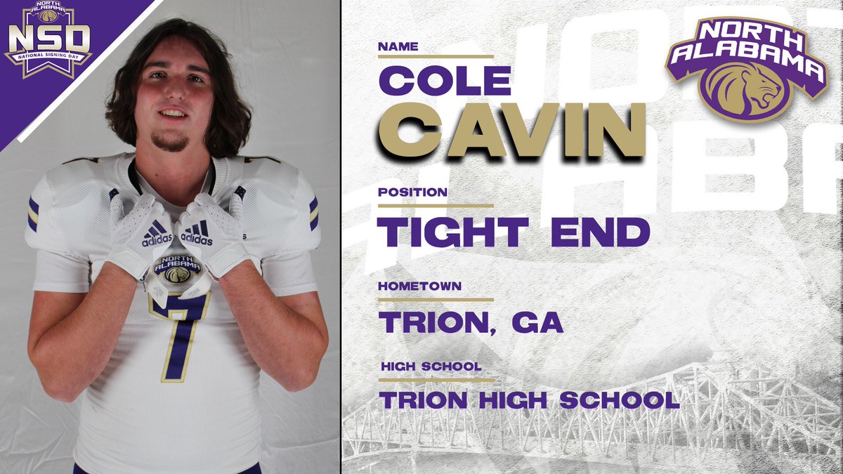 UNAFootball's tweet photo. Welcome to the Lion Family, Cole‼️ #RoarLions https://t.co/OPtRzsoPKo