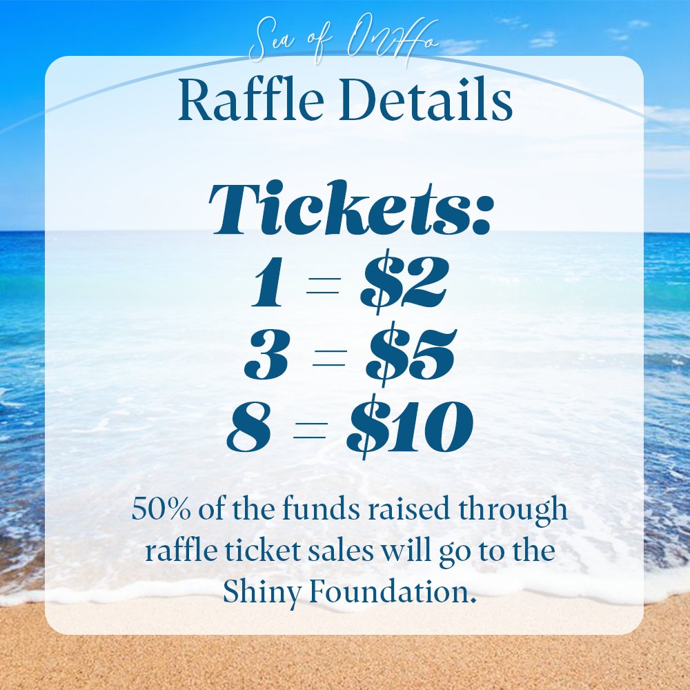🌊 Raffle Info 🌊

Enter our Sea of OnHo raffle for a chance to win some amazing prizes including official merchandise, albums, and more!

50% of the funds raised through the raffle will be donated to <a href="/shiny90408/">재단법인 빛이나</a> the Shiny Foundation 💙

See y'all tomorrow!