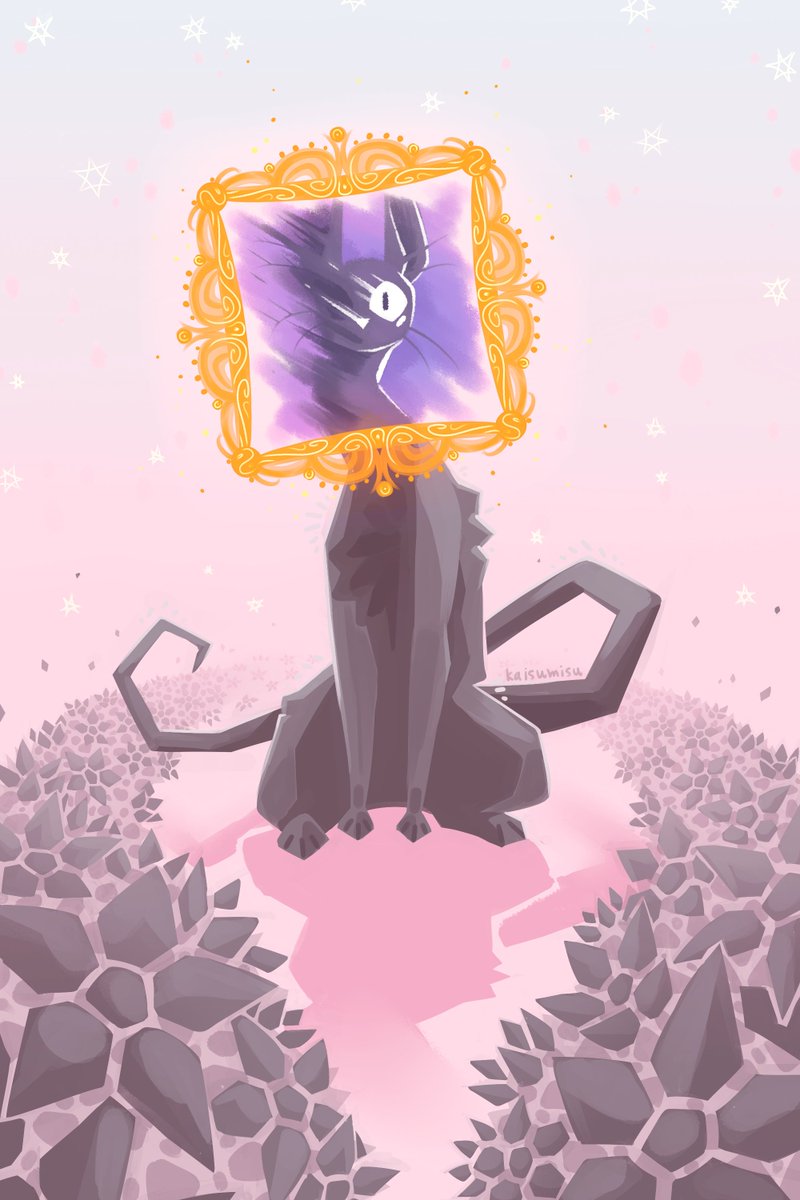 kaisucreations's tweet photo. #art #painting #cat #creature one thing captured https://t.co/hF82espLtt