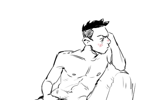 recently i made a few sketches of jerking off Elliot, because.. nah, there is no reason, just for fun.
full - https://t.co/FGcbKY7Knr
and another one with.. AHEM the jacket because i wanted to draw something with clothes  https://t.co/i1CQkHsYop 