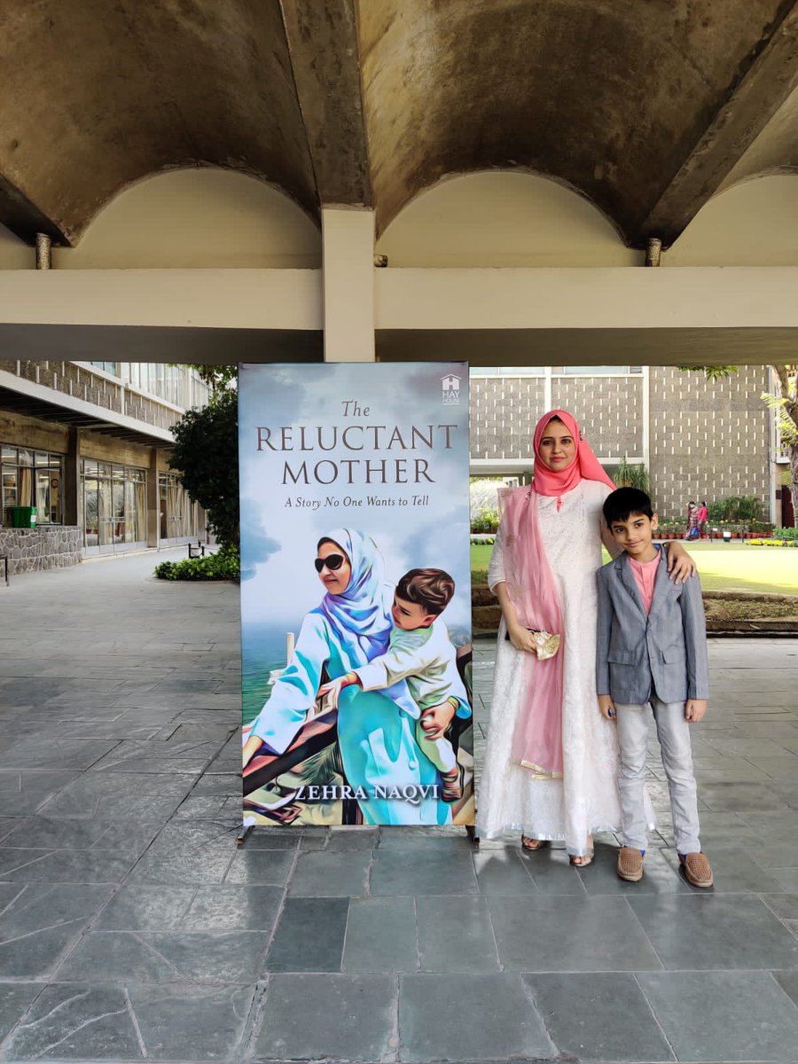 From a restless, mischievous baby in my arms to a smart young man by my side. 

Then. And now.
.
.
.
At the launch of my book, The Reluctant Mother: A Story No One Wants To Tell