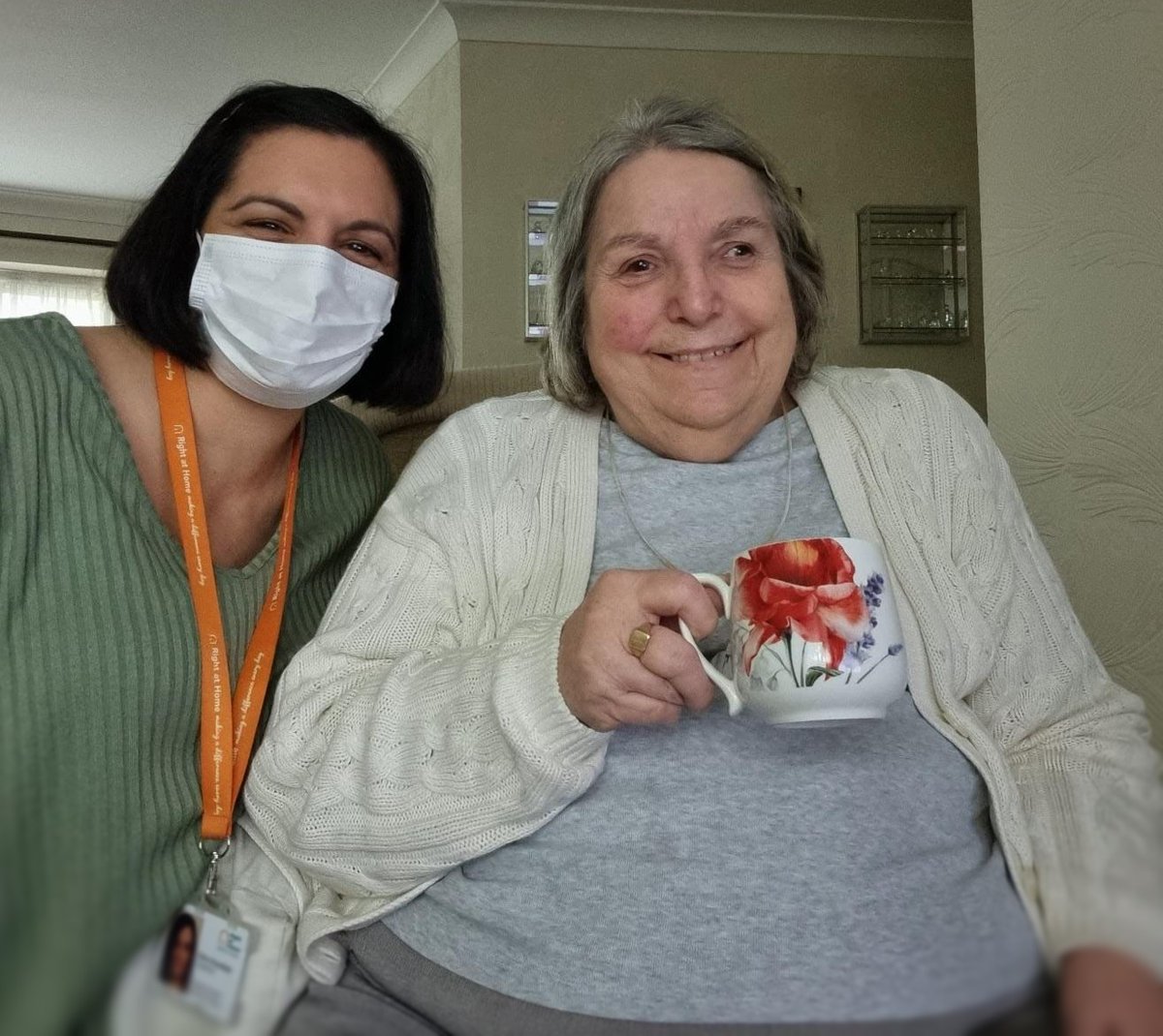 Everyone deserves to enjoy what they do! Here's one of our lovely team members Claire with our beloved client LS - they share a great bond and enjoy each other's company. A #career as a #CareGiver will present challenges, but we will support you every step of the way.  Apply NOW!