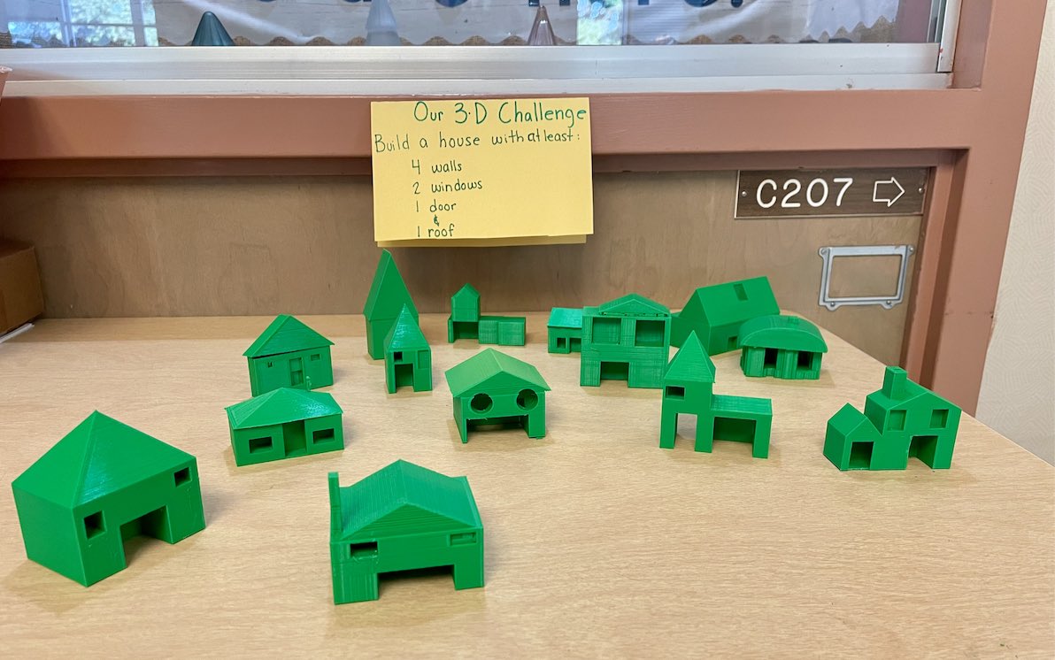 millroadprimary's tweet photo. Check out the 3D houses our 2nd graders created! ⁦@rhcsd⁩ https://t.co/9DBdrI3v7c