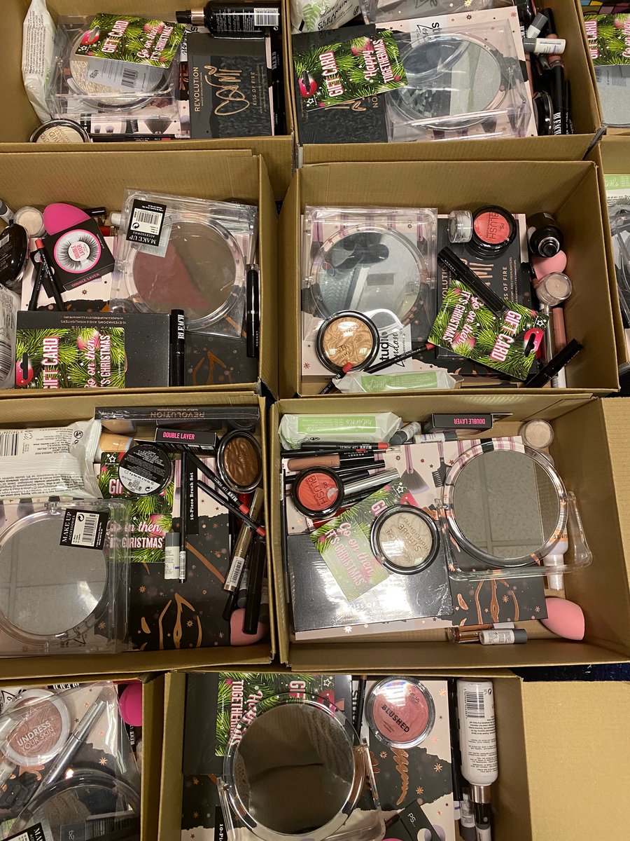 Packed and ready to be delivered to our amazing #women for our online makeup workshop. Thank you to <a href="/toiletriesam/">Toiletries Amnesty</a> and <a href="/BLEACHLONDON/">bleachlondon</a> for the donations.