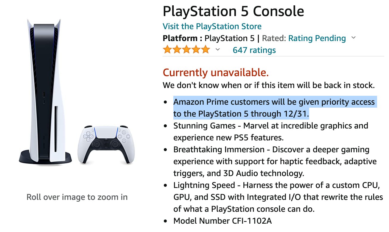 Playstation 5 sale amazon link