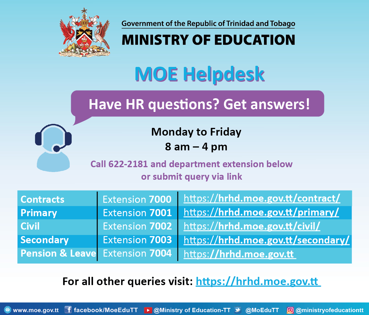 Ministry of Education Trinidad and Tobago (@MoEduTT) / Twitter