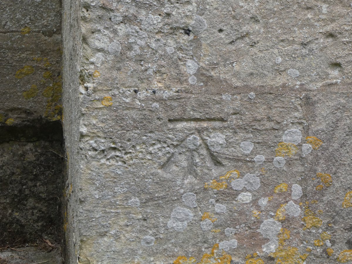 moonraker_the's tweet image. 421st @OrdnanceSurvey #OSBenchmark a cut benchmark on St Mary's Church, Potterne (Grid Ref: ST99555853) #WiltshireWalks @BBenchmarks @BenchmarkBaggi1