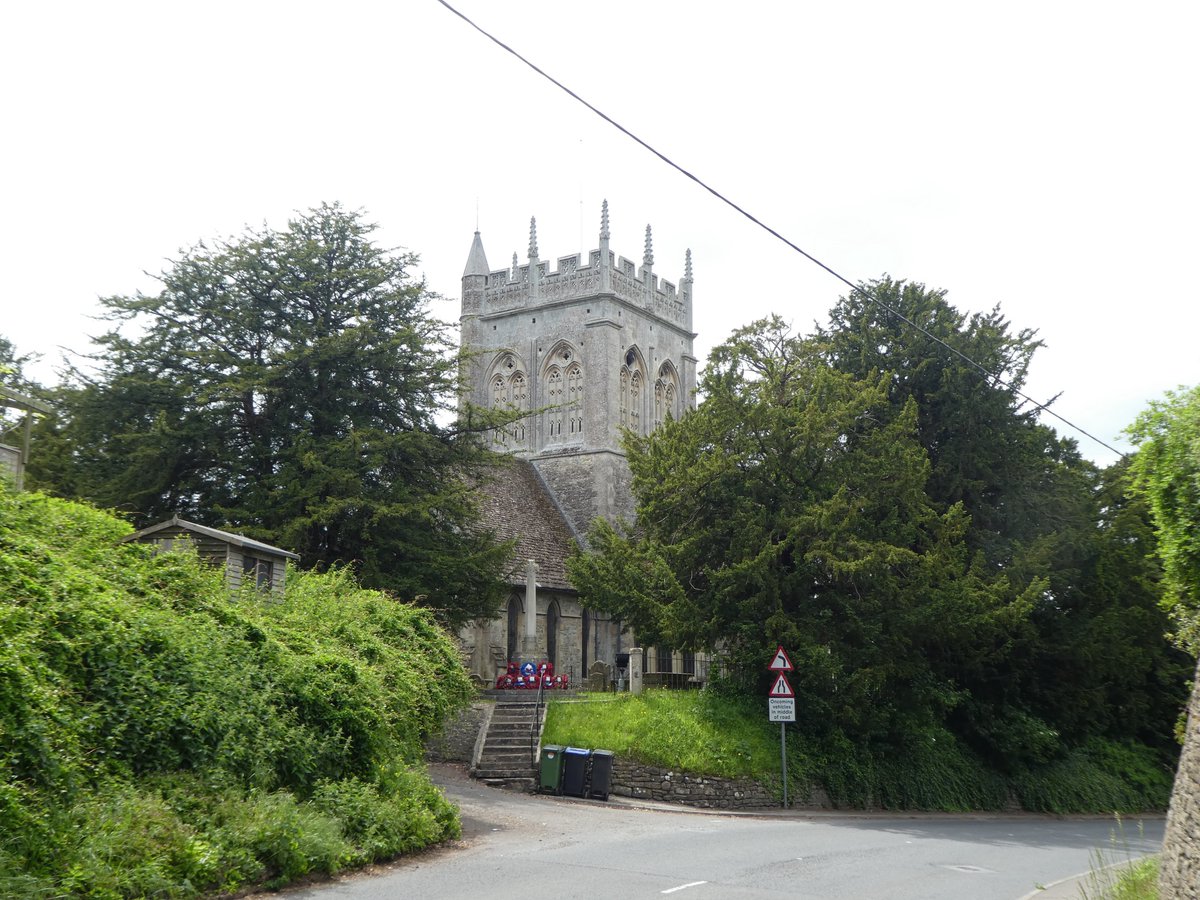 moonraker_the's tweet image. 421st @OrdnanceSurvey #OSBenchmark a cut benchmark on St Mary's Church, Potterne (Grid Ref: ST99555853) #WiltshireWalks @BBenchmarks @BenchmarkBaggi1