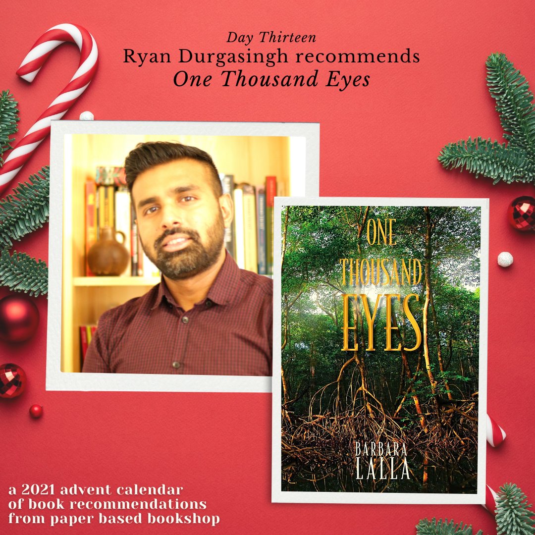 paperbasedbooks's tweet photo. Day 13 of Our 2021 Advent Calendar of Book Recommendations! π²
Ryan Durgasingh recommends Barbara Lalla's One Thousand Eyes (@UWIPRESS)!
"For anyone who wonders what our duty to a future Caribbean and world might be, this is a must-read."
Thank you, Ryan! π§‘
#PaperBasedAdvent https://t.co/Ofz4Liqixj