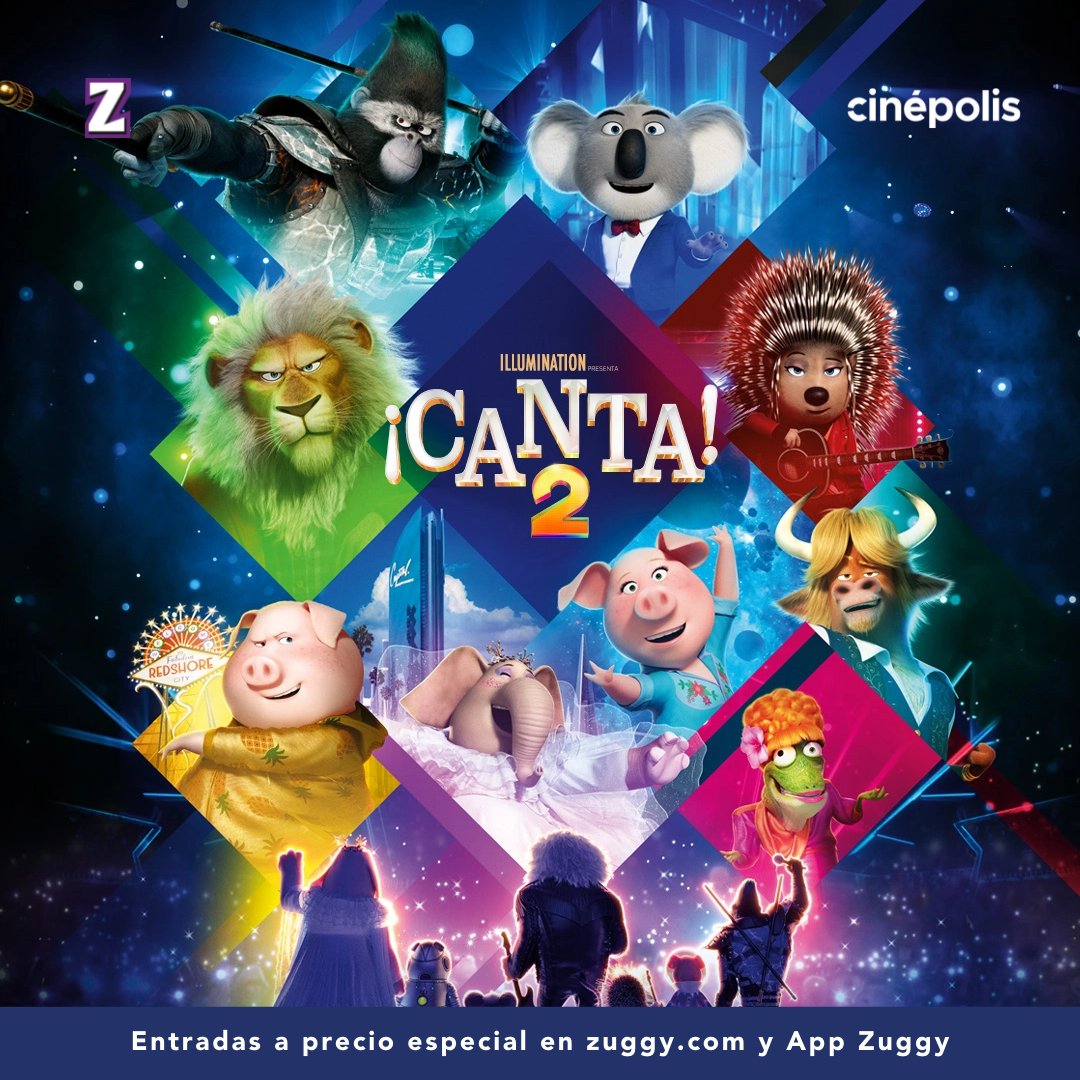 zuggymx's tweet photo. Estrenos de este fin de semana en Cinépolis, ¿cuál vas a ir a ver?👀🎟🎬
Recuerda que puedes comprar tus entradas a precio especial en https://t.co/u5kKiYl2ii o nuestra app! 😎📱
#cinepolis #sing2 #matrixresurrections  #zuggy #codigosdeprepago https://t.co/ILLmcc0zRf