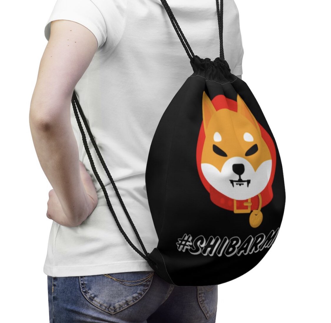 hodl_merch's tweet photo. Lightweight, durable and amazing-looking - all the best qualities in one package! Thinking of a quick trip to the gym, store or beach? Take this drawstring gym bag with you, it’s the perfect storage system when on the go.
#shib #shibarmy #SHIBARMYSTRONG #shibmerch https://t.co/96qQKYA18c