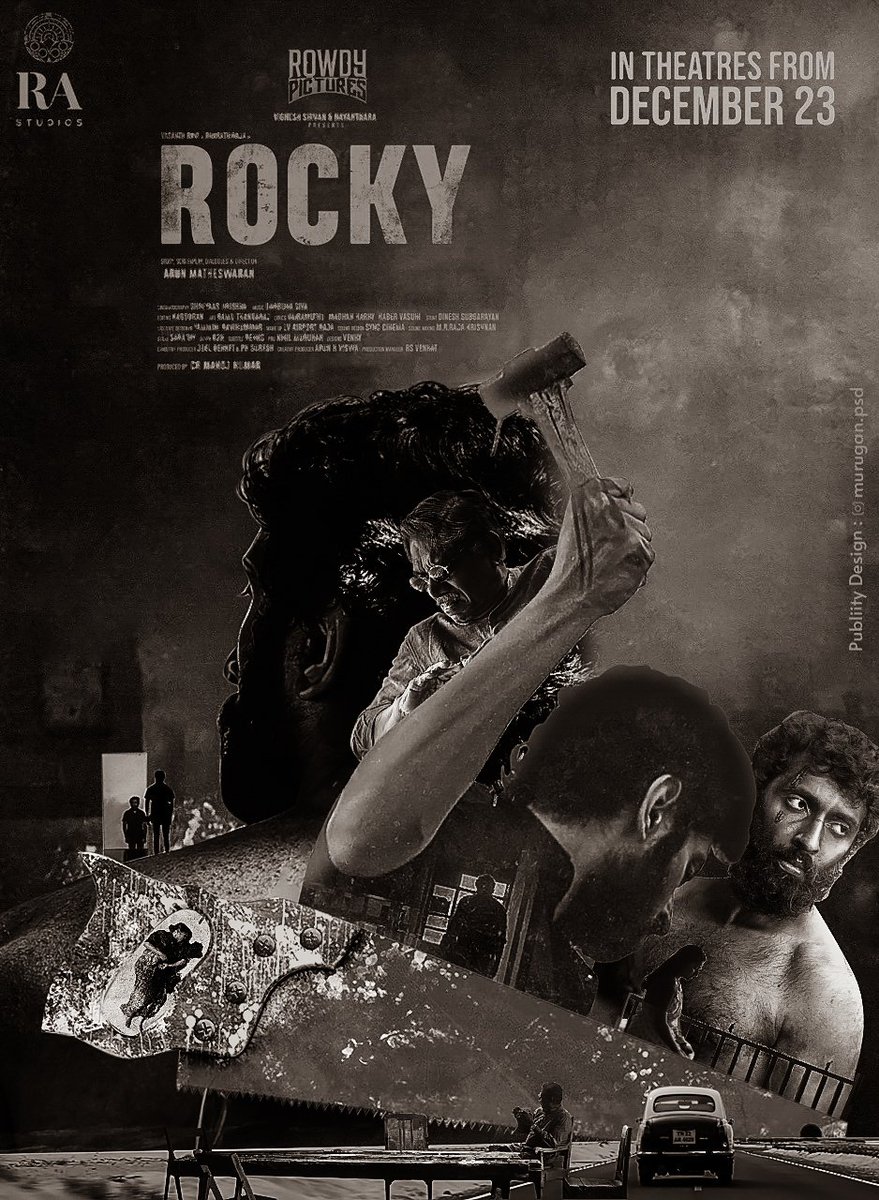 MuRuGaN_11's tweet photo. MY DESIGN for #Rocky🔥

#RockyDesignChallenge

#RockyTheFilm @VigneshShivN
@_Rowdypictures @SakthiFilmFctry
@ArunMatheswaran @rastudiosindia
@kabilanchelliah https://t.co/yDNdGsk9it