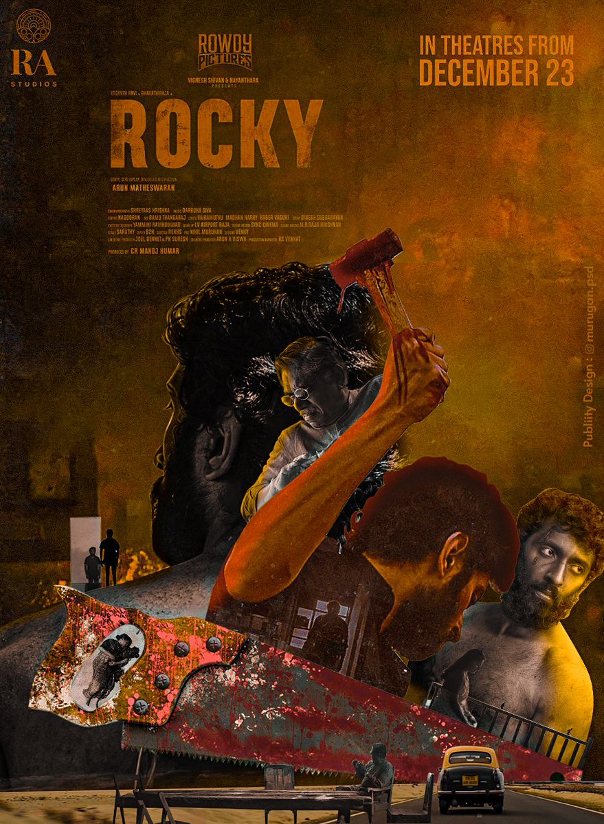 MuRuGaN_11's tweet photo. MY DESIGN for #Rocky🔥

#RockyDesignChallenge

#RockyTheFilm @VigneshShivN
@_Rowdypictures @SakthiFilmFctry
@ArunMatheswaran @rastudiosindia
@kabilanchelliah https://t.co/yDNdGsk9it