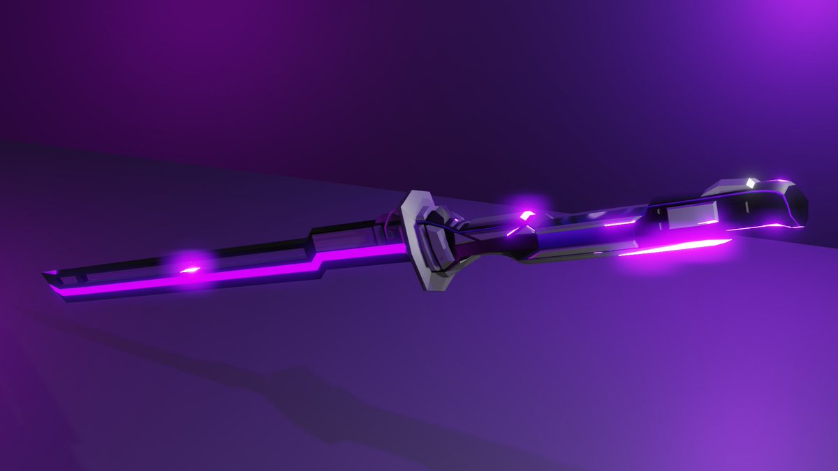 AaronAustinUGC's tweet photo. My katana I made a while ago but rendered with cooler a lighting effect #Blender3d #RobloxUGC #RobloxDev https://t.co/9EMW0AQwJY