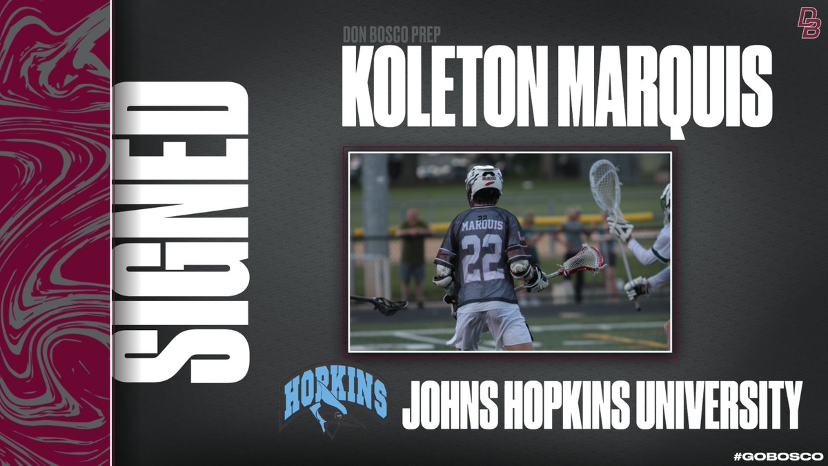 Congratulations <a href="/KoletonMarquis/">Koleton Marquis</a> on your commitment to play lacrosse at Johns Hopkins University!